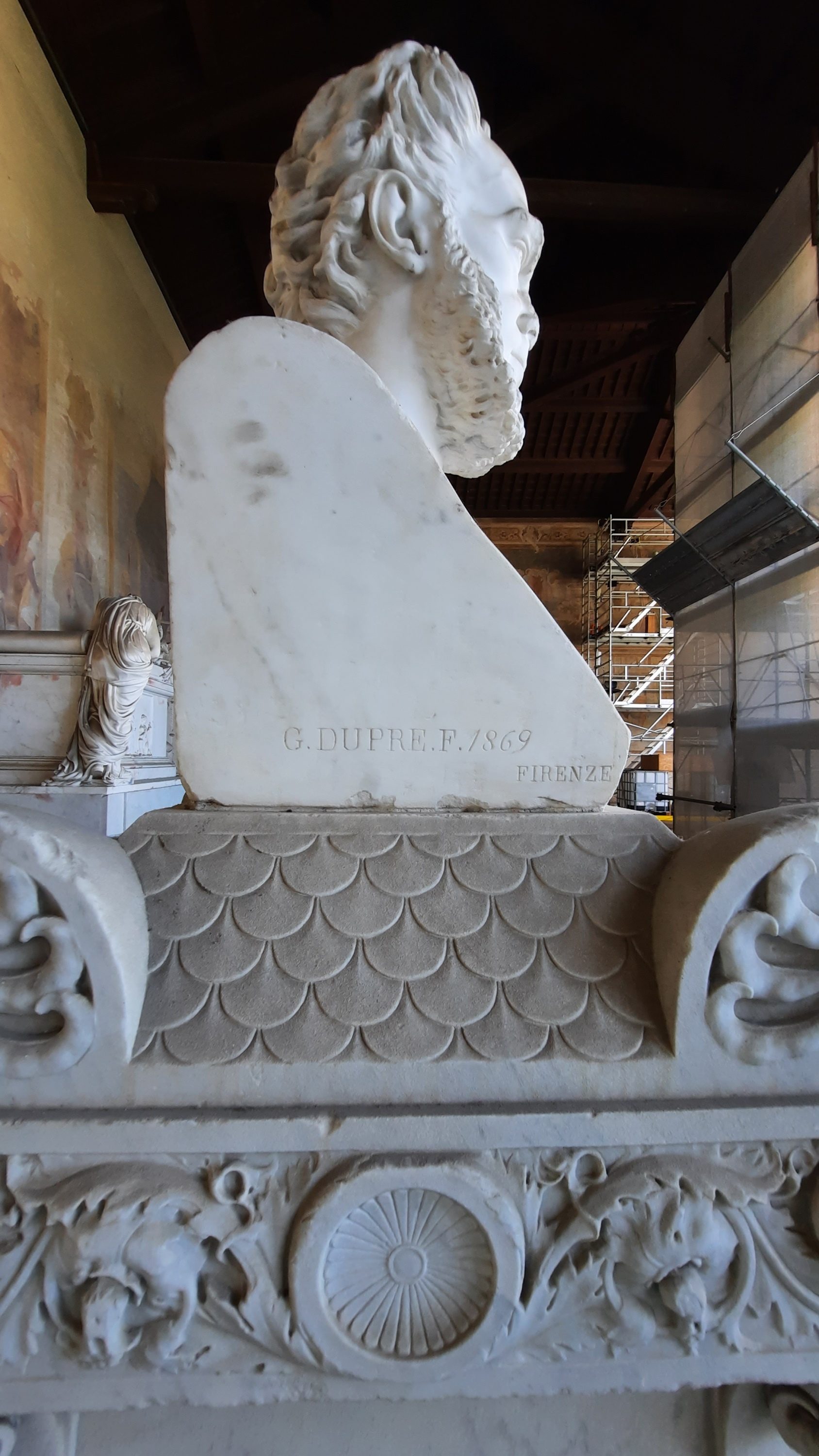 Carlo Matteucci's bust, Campo Santo, Pisa - 04.jpg